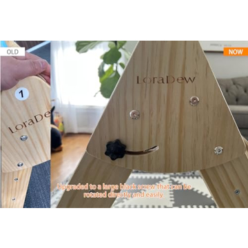 Lora Dew 3 Pieces Pikler Triangle Set for Kids Indoor Play