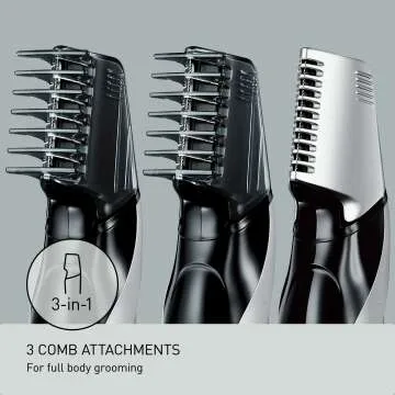 Panasonic Body Hair Trimmer - Waterproof, V-Shaped Head