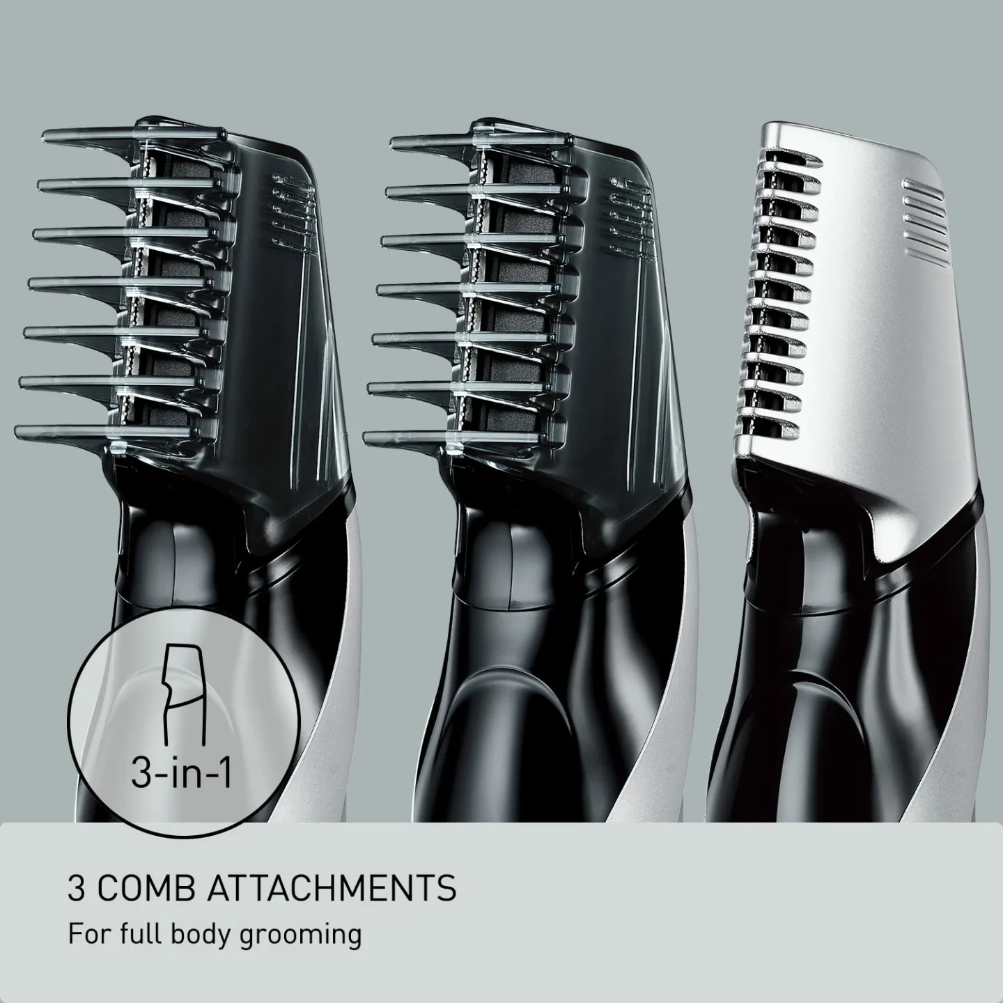 Panasonic Body Hair Trimmer - Waterproof, V-Shaped Head
