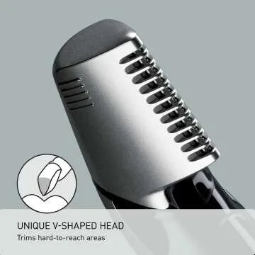 Panasonic Body Hair Trimmer - Waterproof, V-Shaped Head