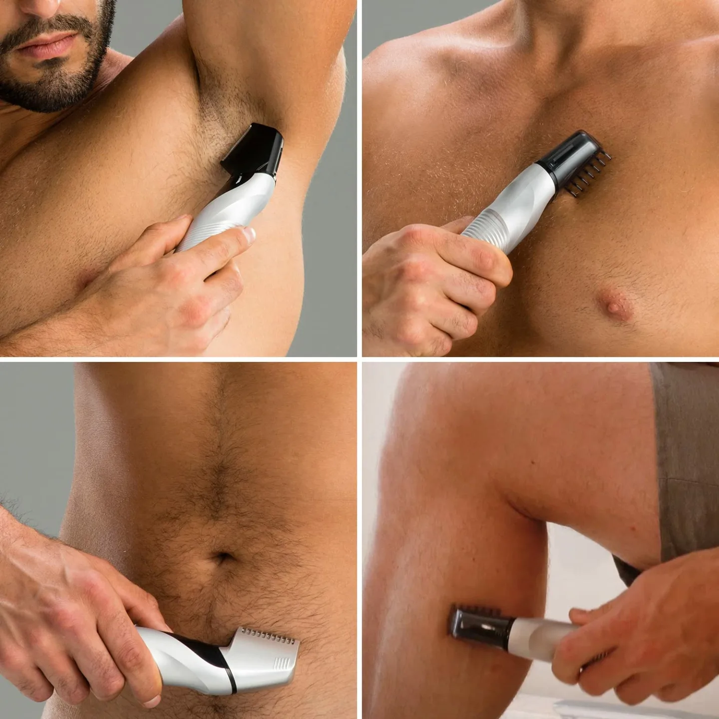 Panasonic Body Hair Trimmer - Waterproof, V-Shaped Head