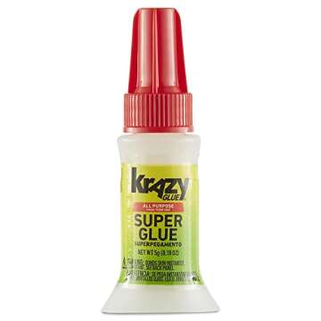 Krazy Glue Brush-On for All Surfaces | Clear, .17oz