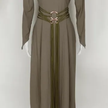 L'VOW Long Rope Ring Knotted Belt for Viking & Costume