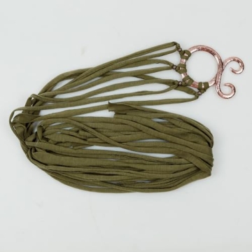 L'VOW Long Rope Ring Knotted Belt for Viking & Costume