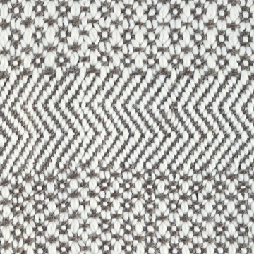 Amazon Brand - Rivet Modern Hand-Woven Stripe Fringe Throw Blanket, 50" x 60", Grey/White With Mustard Yellow