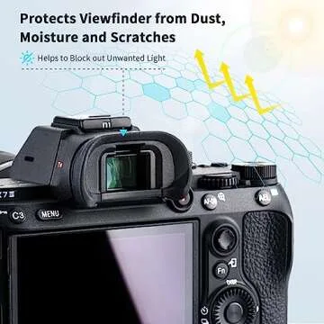 JJC Camera Eyecup for Sony A7 Series - Silicone Replacement