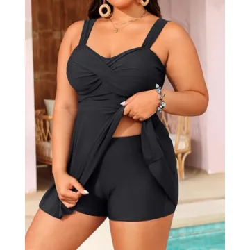 Plus Size Tankini Swimsuits for Women - Elegant & Comfortable