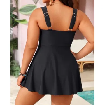 Plus Size Tankini Swimsuits for Women - Elegant & Comfortable