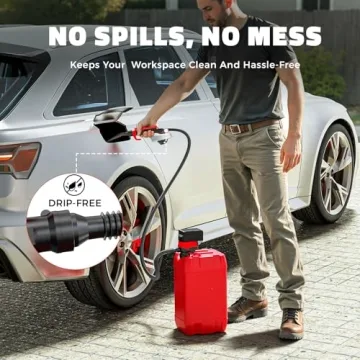 Cordless Fuel Transfer Pump for DeWalt & Milwaukee Batteries