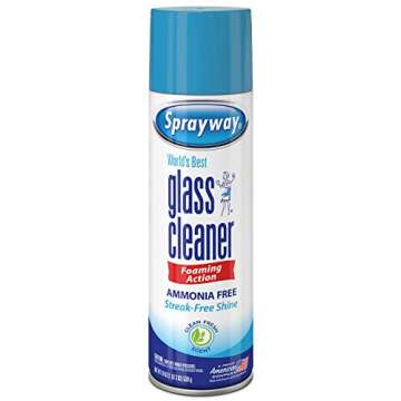 Sprayway Glass Cleaner Spray - Streak Free Shine in Foam