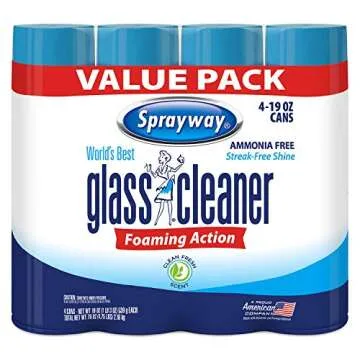 Sprayway Glass Cleaner Spray - Streak Free Shine in Foam