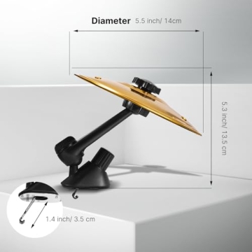 Car Cymbal Air Vent for Music Lovers - Mini Drum Accessory