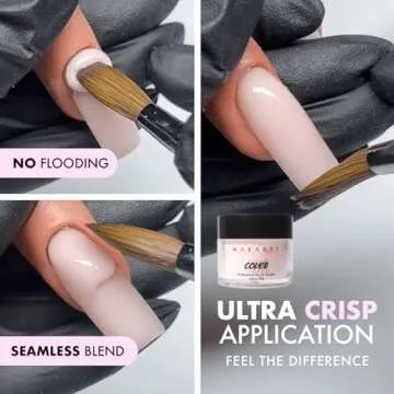 MakarttPro Acrylic Starter Kit for Beginners - Includes Pink & Clear Powder, High-Quality Acrylic Essentials Perfect for Aspiring Professional Nail Technicians