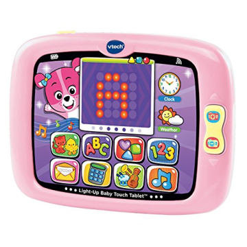 VTech Light-Up Baby Touch Tablet in Pink