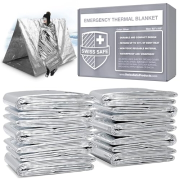 Emergency Mylar Thermal Blankets with Space Blanket