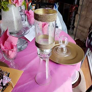 Honbay 11 Yards Gold Rhinestone Trim for Crafting