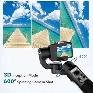 Handheld 3-Axis Gimbal Stabilizer for GoPro 8