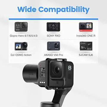 Handheld 3-Axis Gimbal Stabilizer for GoPro 8