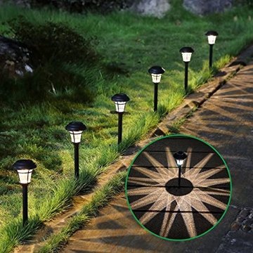 MAGGIFT Solar Pathway Lights: Illuminating Your Garden Elegantly