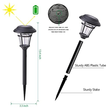 MAGGIFT Solar Pathway Lights: Illuminating Your Garden Elegantly