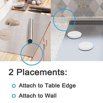 LandHope Large Cutting Board 304 Stainless Steel Cutting Board Metal Baking Mat Non Stick Thick Boar...