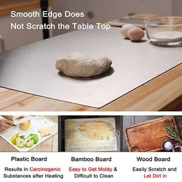 Large Stainless Steel Cutting Board for Kitchen Use