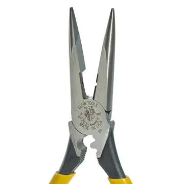 Klein D203-8NCR Pliers - Durable Wire Stripping & Crimping
