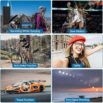 OLESIT Full HD 1080P 48MP Video Camera with 16X Zoom