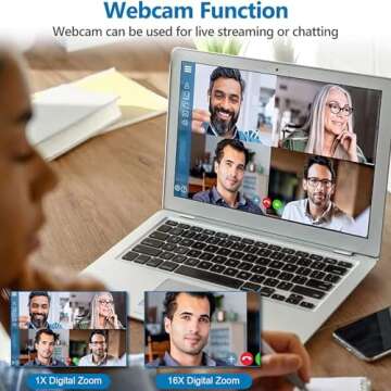 OLESIT Full HD 1080P 48MP Video Camera with 16X Zoom