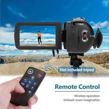 OLESIT Full HD 1080P 48MP Video Camera with 16X Zoom