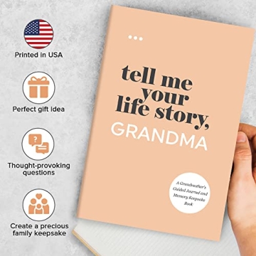 Grandma's Guided Memory Journal Life Story Keepsake