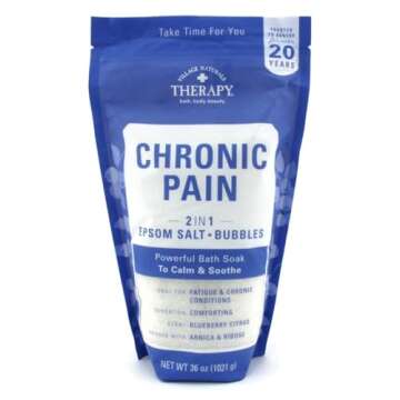 Village Naturals Therapy Chronic Pain & Fatigue Body Soak Arnica & Epsom Salt 36oz, 36 Oz
