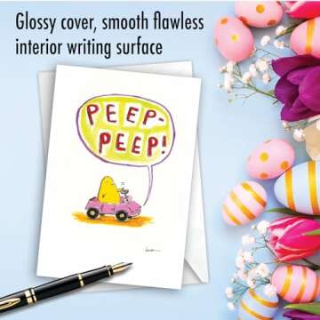 Easter Funny Card with Envelope - NobleWorks Peep Peeps