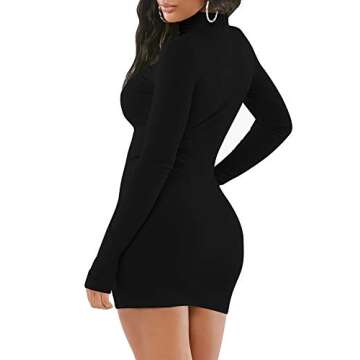 Mizoci Women's Sexy Bodycon Mini Club Dress for Every Occasion