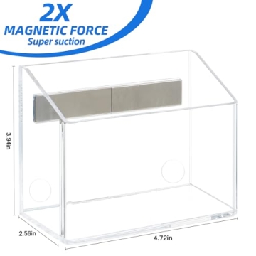 Simetufy Magnetic Marker Holder Strong Non-slip Transparent