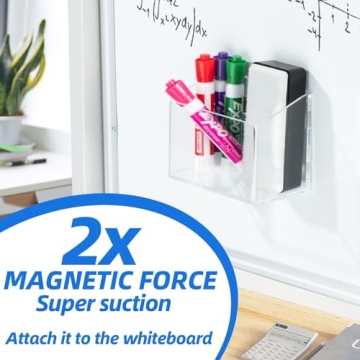 Simetufy Magnetic Marker Holder Strong Non-slip Transparent