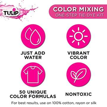 Tulip One-Step Tie-Dye Color Mixing Kit