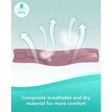 Neck Brace Cervical Collar for Sleeping Pink(10.6-12.6 inch)