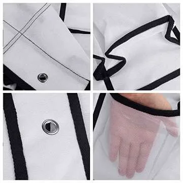 Tebery Over The Door 24 Mesh Pocket Minimalist White Shoe Organizer