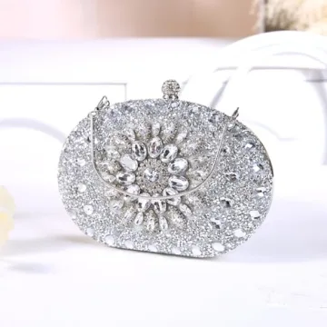 Luxury Sparkling Rhinestone Evening Clutch for Women