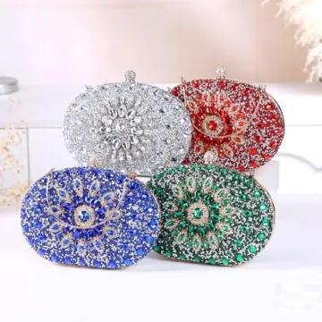 Luxury Sparkling Rhinestone Evening Clutch for Women
