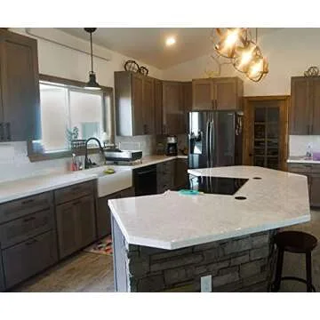 Countertop Epoxy - FX Poxy - UV Resistant Resin - 2 Quarts (7-10 Sq Ft) - Epoxy Resin Kit - - Countertop Coating Kit - Durable and Customizable