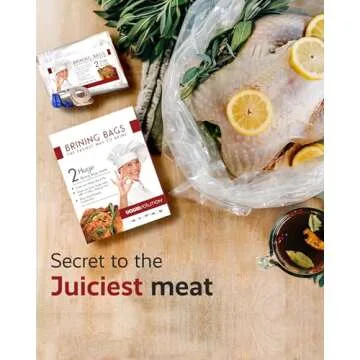 Extra-Large Turkey Brining Bags - Leakproof & Heavy Duty