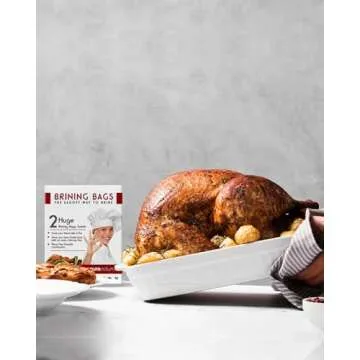 Extra-Large Turkey Brining Bags - Leakproof & Heavy Duty