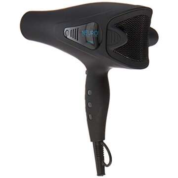 Neuro by Paul Mitchell Tourmaline Hair Dryer, Multiple Heat + Speed Settings, Cool Shot Button