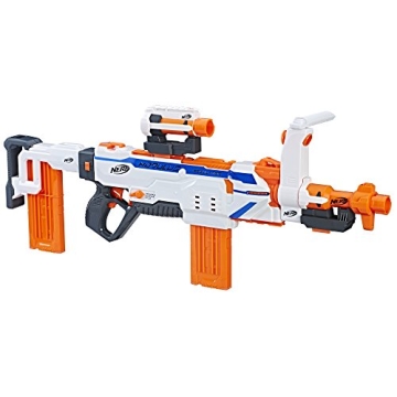 NERF Modulus Regulator Fully Motorized Blaster - 3 Firing Modes with Extra Clips