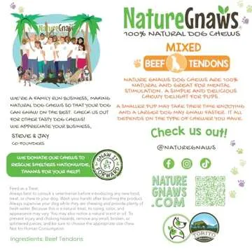 Natural Beef Tendons for Dogs – Long Lasting Dog Chew