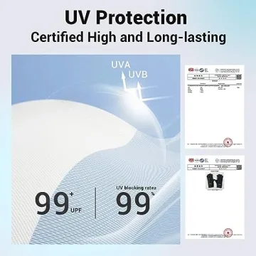 MelodySusie Premium UV Gloves with UPF 99+ Protection