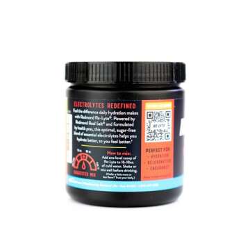 REDMOND Re-Lyte Electrolyte Drink Mix Strawberry Lemonade, 30 serving SMALL 6.88oz jar