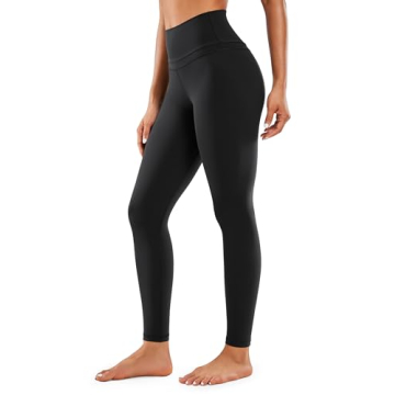 CRZ YOGA Women's Naked Feeling I Workout Leggings - High Waisted Full-Length Yoga Pants in Black